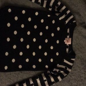Polka dot sweater